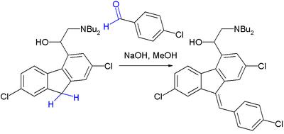 Final step in Lumefantrine synthesis