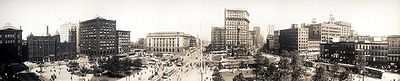 Panorama of Public Square in 1912