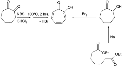 Tropolone synthesis
