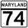 MD Route 74.svg