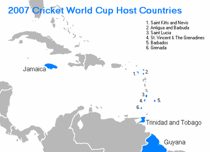 2007 Cricket World Cup venues.png