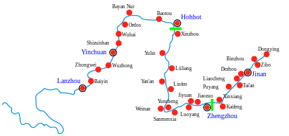 Major cities along the Yellow River.svg