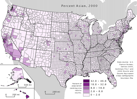 Census Bureau 2000, Asians in the United States.png