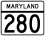 MD Route 280.svg