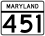 MD Route 451.svg