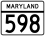 MD Route 598.svg