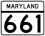 MD Route 661.svg