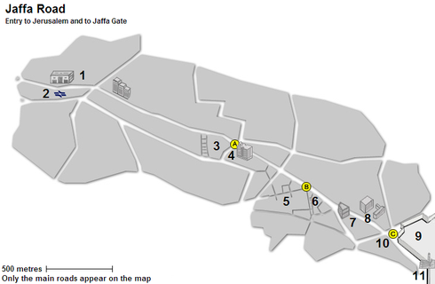 Plan of Jaffa Road