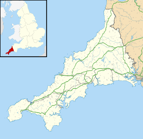 Civil parishes in Cornwall is located in Cornwall