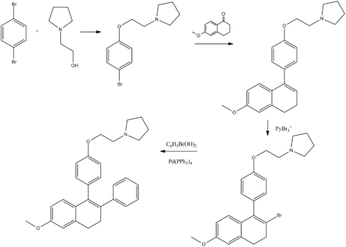 Nafoxidine synthesis.png