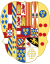 Arms of Infante Charles of Spain as King of Naples and Sicily.svg