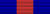 A ribbon 1/3 blue, 1/3 red and 1/3 blue.