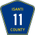 Isanti County Route 11 MN.svg