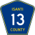 Isanti County Route 13 MN.svg