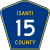 Isanti County Route 15 MN.svg