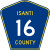 Isanti County Route 16 MN.svg