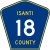 Isanti County Route 18 MN.svg