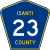 Isanti County Route 23 MN.svg
