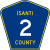 Isanti County Route 2 MN.svg