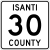 Isanti County Route 30 MN.svg