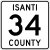 Isanti County Route 34 MN.svg