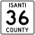 Isanti County Route 36 MN.svg