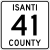 Isanti County Route 41 MN.svg
