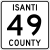 Isanti County Route 49 MN.svg
