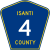 Isanti County Route 4 MN.svg