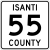 Isanti County Route 55 MN.svg