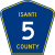 Isanti County Route 5 MN.svg
