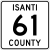 Isanti County Route 61 MN.svg