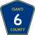 Isanti County Route 6 MN.svg