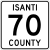 Isanti County Route 70 MN.svg
