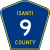 Isanti County Route 9 MN.svg