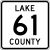 Lake County Route 61 MN.svg