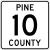 Pine County Route 10 MN.svg