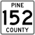 Pine County Route 152 MN.svg