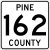 Pine County Route 162 MN.svg