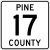 Pine County Route 17 MN.svg