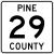 Pine County Route 29 MN.svg