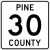 Pine County Route 30 MN.svg