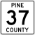 Pine County Route 37 MN.svg