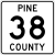 Pine County Route 38 MN.svg