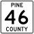 Pine County Route 46 MN.svg
