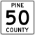 Pine County Route 50 MN.svg