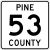 Pine County Route 53 MN.svg