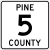 Pine County Route 5 MN.svg