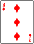 3 of diamonds