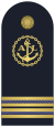Shoulder rank insignia of capo di seconda classe of the Italian Navy.svg